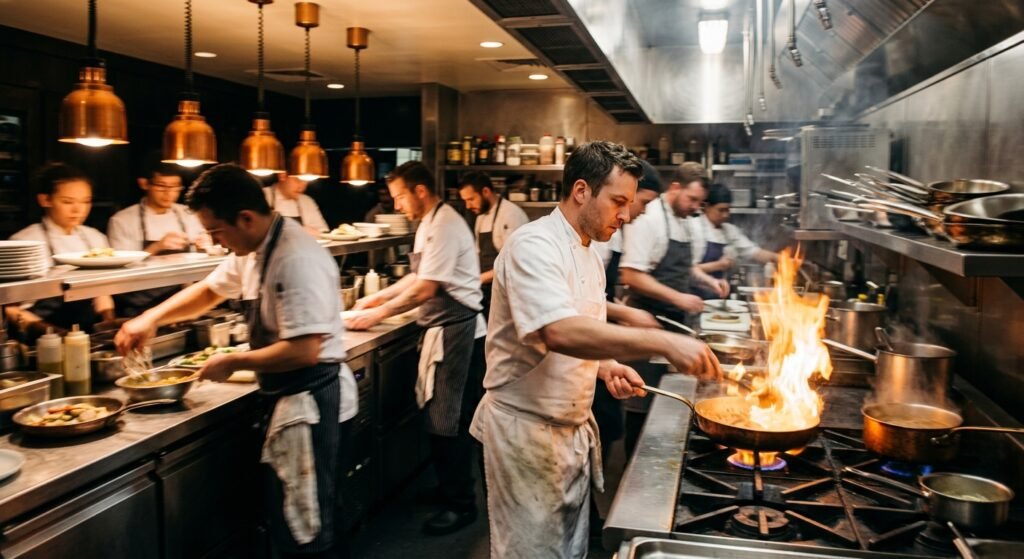 inside the kitchen with Master Chef Gordon Ramsay